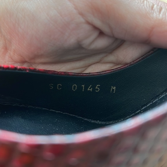 Louis Vuitton Python Eyeline Pointed Toe Pumps Size 37 - Picture 6 of 7